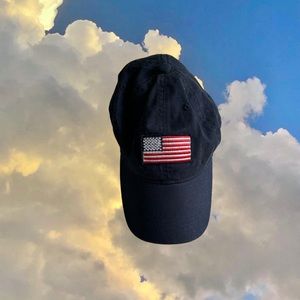 Old Navy Navy Blue American Flag Cap/Hat
